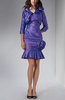 Plain Sleeveless Zip up Mini Pleated Party Dresses
