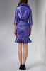 Plain Sleeveless Zip up Mini Pleated Party Dresses