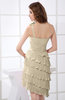 Fairytale A-line Asymmetric Neckline Chiffon Short Graduation Dresses