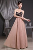 Elegant Sweetheart Sleeveless Backless Chiffon Floor Length Evening Dresses