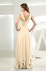 Simple A-line V-neck Sleeveless Chiffon Wedding Guest Dresses