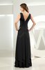 Simple A-line V-neck Sleeveless Chiffon Wedding Guest Dresses