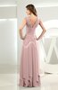 Simple A-line V-neck Sleeveless Chiffon Wedding Guest Dresses