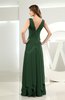 Simple A-line V-neck Sleeveless Chiffon Wedding Guest Dresses
