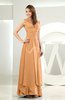 Simple A-line V-neck Sleeveless Chiffon Wedding Guest Dresses