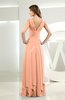 Simple A-line V-neck Sleeveless Chiffon Wedding Guest Dresses