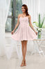 Informal Sleeveless Zip up Short Ruching Party Dresses