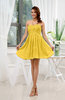 Informal Sleeveless Zip up Short Ruching Party Dresses