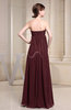 Simple Empire Zipper Chiffon Floor Length Evening Dresses