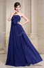 Simple Empire Zipper Chiffon Floor Length Evening Dresses