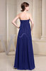 Simple Empire Zipper Chiffon Floor Length Evening Dresses