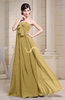 Simple Empire Zipper Chiffon Floor Length Evening Dresses