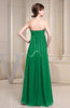 Simple Empire Zipper Chiffon Floor Length Evening Dresses