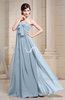 Simple Empire Zipper Chiffon Floor Length Evening Dresses