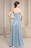 Simple Empire Zipper Chiffon Floor Length Evening Dresses