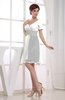 Hawaiian V-neck Short Sleeve Zip up Knee Length Party Dresses