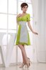 Hawaiian V-neck Short Sleeve Zip up Knee Length Party Dresses