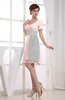 Hawaiian V-neck Short Sleeve Zip up Knee Length Party Dresses