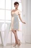 Hawaiian V-neck Short Sleeve Zip up Knee Length Party Dresses
