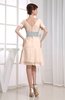 Hawaiian V-neck Short Sleeve Zip up Knee Length Party Dresses