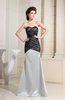 Elegant Column Sweetheart Sleeveless Zip up Bridesmaid Dresses