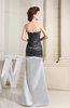 Elegant Column Sweetheart Sleeveless Zip up Bridesmaid Dresses