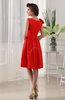 Plain A-line Zip up Silk Like Satin Plainness Bridesmaid Dresses