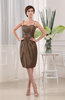 Plain Sheath Sleeveless Zip up Knee Length Ruching Mother of the Bride Dresses