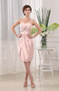 Plain Sheath Sleeveless Zip up Knee Length Ruching Mother of the Bride Dresses