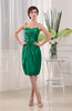 Plain Sheath Sleeveless Zip up Knee Length Ruching Mother of the Bride Dresses
