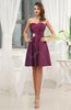 Elegant A-line Sweetheart Taffeta Short Ruching Wedding Guest Dresses