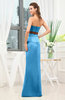 Plain Sheath Sweetheart Zipper Floor Length Ruching Wedding Guest Dresses