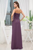 Simple Sweetheart Sleeveless Zipper Floor Length Ruching Bridesmaid Dresses