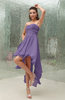 Plain Sleeveless Zipper Chiffon Ankle Length Ruching Wedding Guest Dresses