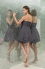 Plain A-line Sweetheart Zipper Mini Ruffles Bridesmaid Dresses