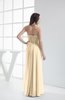 Modest Sleeveless Backless Chiffon Floor Length Ruching Bridesmaid Dresses