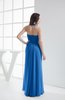 Modest Sleeveless Backless Chiffon Floor Length Ruching Bridesmaid Dresses