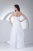 Modest Destination A-line Strapless Backless Paillette Bridal Gowns