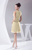 Modest A-line Bateau Sleeveless Chiffon Party Dresses