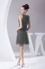 Modest A-line Bateau Sleeveless Chiffon Party Dresses