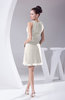 Modest A-line Bateau Sleeveless Chiffon Party Dresses