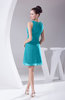 Modest A-line Bateau Sleeveless Chiffon Party Dresses