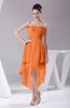 Informal A-line Sweetheart Chiffon Ruching Bridesmaid Dresses