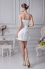 Sexy Destination Column Sweetheart Sleeveless Zip up Organza Bridal Gowns