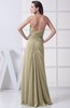 Modest A-line Sweetheart Chiffon Floor Length Bridesmaid Dresses