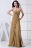 Modest A-line Sweetheart Chiffon Floor Length Bridesmaid Dresses