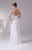 Sexy Garden A-line Sleeveless Backless Split-Front Bridal Gowns