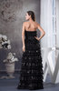 Modern Column Strapless Sequin Prom Dresses