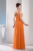 Cute A-line Chiffon Floor Length Ruching Bridesmaid Dresses