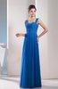 Cute A-line Chiffon Floor Length Ruching Bridesmaid Dresses